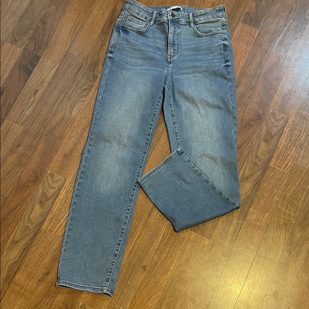 Nine West Women's Straight Leg Blue Jeans